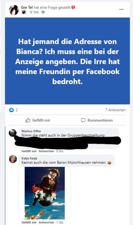 Bianca Döhring Facebook Hass Drohungen Mallorca Hannover Mord