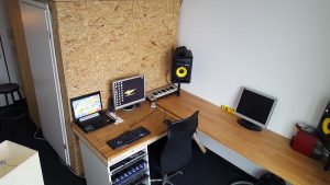 Das Tonstudio von Jin-Entertainment