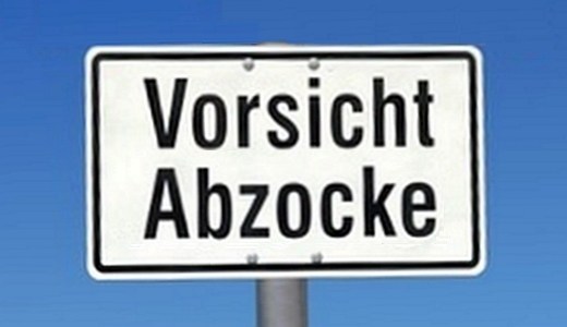 Vorsicht Abzocke