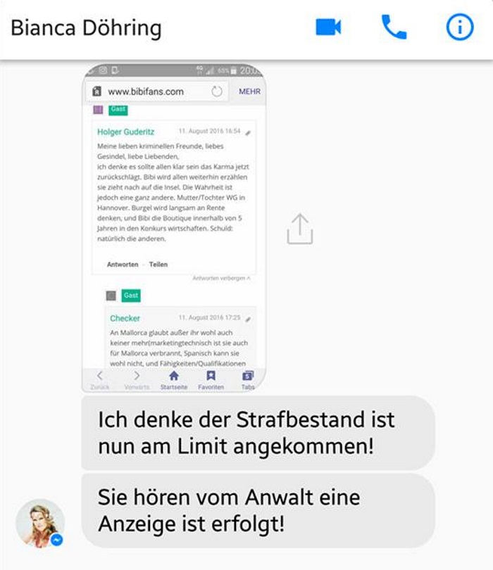 Sofort wird bei Bianca Döhring angekündigt, was Holger Guderitz blüht