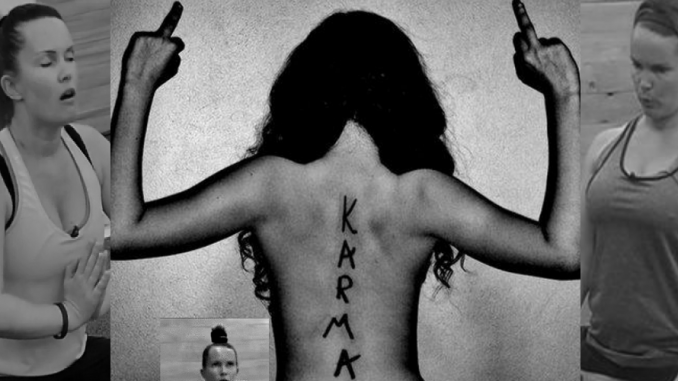 Bianca Döhring droht kaputten Kreaturen mit Karma Bianca Döhring droht kaputten Kreaturen mit Karma