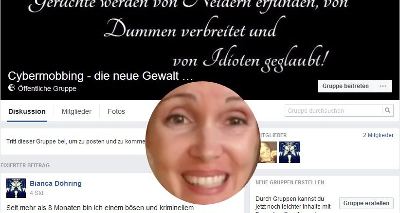 Betrüger BiBi Bianca Döhring Cybermobbing