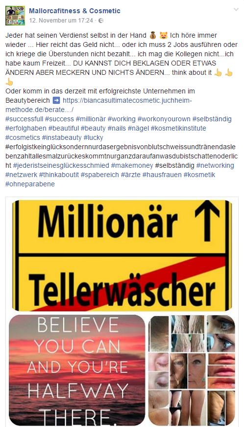 Falsche Versprechungen: In BiBis Team wird man garantiert kein Millionär