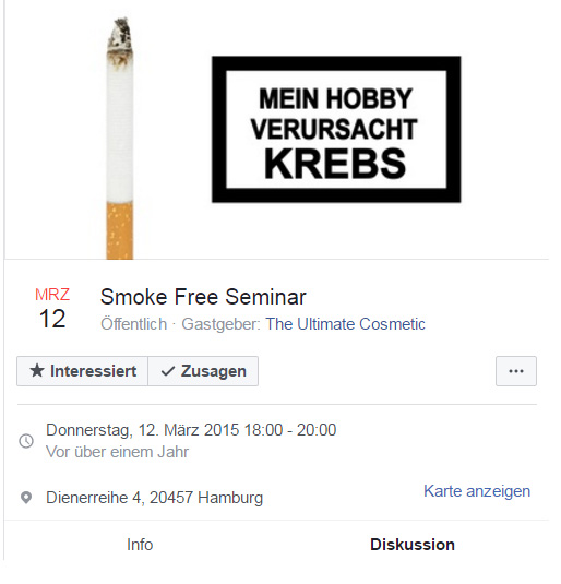 Smoke Free Konzept, Bianca Döhring BiBi, Plan Seminar, Hannover Hamburg Mallorca, Rauchen aufgeben Raucher abgewöhnen Nicht-Raucher Zigarette Zigaretten Sucht