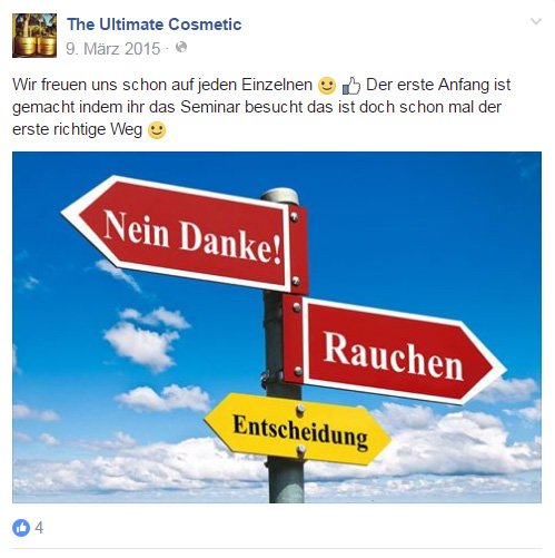 Smoke Free Konzept, Bianca Döhring BiBi, Plan Seminar, Hannover Hamburg Mallorca, Rauchen aufgeben Raucher abgewöhnen Nicht-Raucher Zigarette Zigaretten Sucht