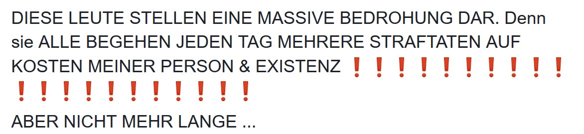 Bianca Döhring - Bedrohung aus Palma Cybermobbing - DV COM PMI Call Center Mallorca - Polizei, Straftat, Blogs, Drohung