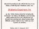 Zertifikat Diabetes-Expertin Bianca Döhring - Experte Berater Beraterin Beratung Urkunde - Mallorca, Hamburg, Hannover, Gesundheit, Yoga, Fitness, Health, Diät