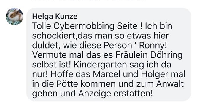 Bianca Döhring - brutales Cybermobbing - Straftat Facebook Mobbing Beleidigung - Mallorca Hamburg Hannover