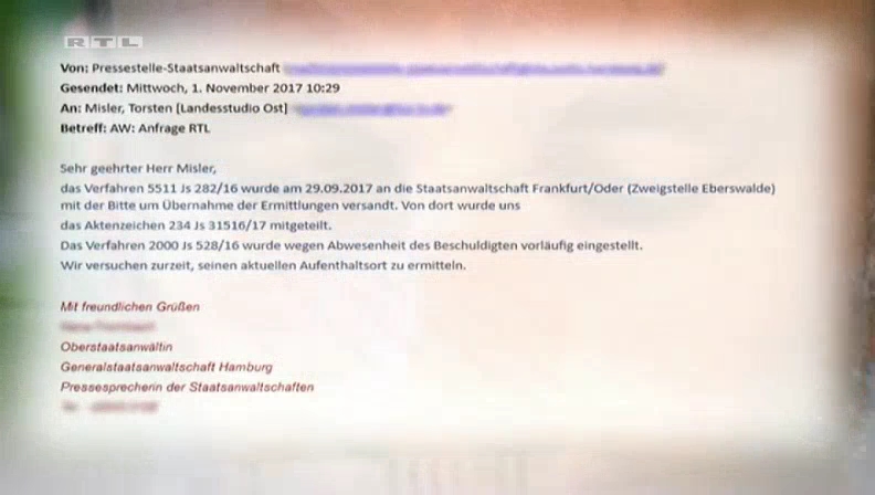 Bianca Döhring bei RTL Punkt 12 - TV Report Fernsehen Bericht Beitrag Cybermobbing Mallorca BiBi Big Brother Polizei Ermittlungen