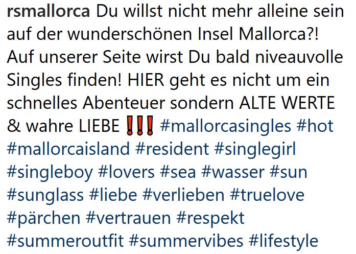 RSMallorca, Resident Singles Mallorca Partnervermittlung, Palma, Bianca Döhring, Partner Vermittlung Single Liebe Mann Frau Partnerschaft Kontakt Kontakte Love Beziehung Partnersuche