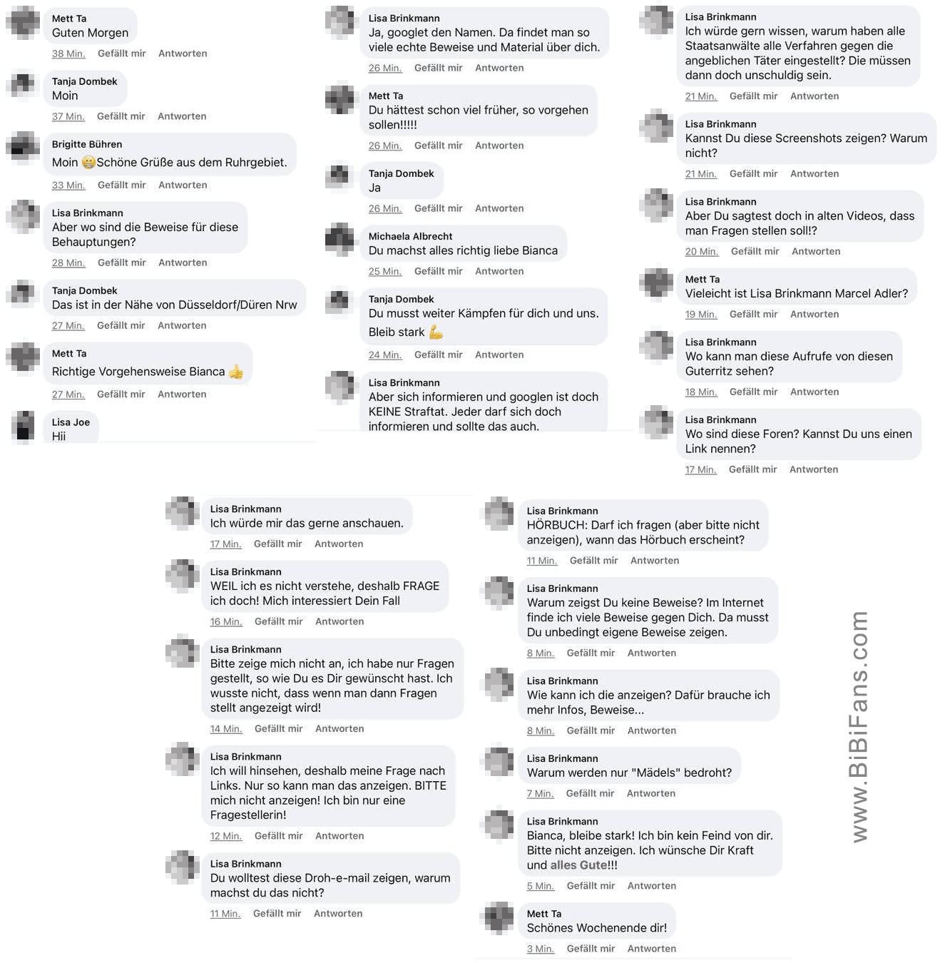 Bianca Döhring beschuldigt angebliche Täter ohne Beweise - Justiz Polizei Anzeige Strafanzeige Verbrecher Staatsanwaltschaft Cybermobbing Buch Skandel Facebook