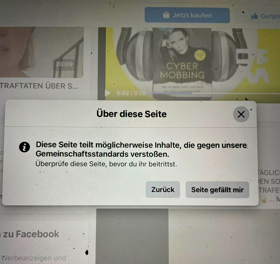 Facebook warnt vor krimineller Bianca Döhring Cybermobbing