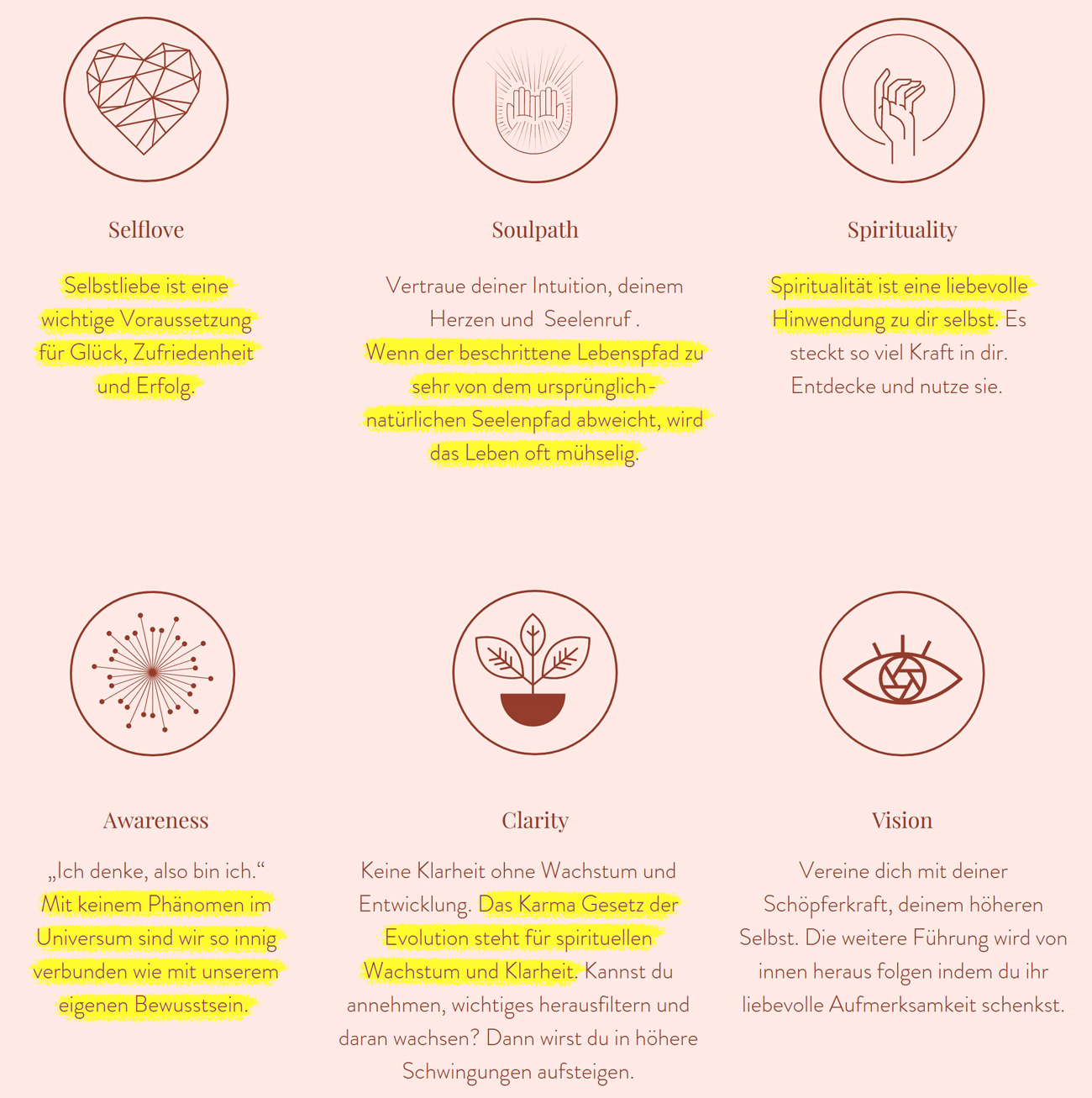 Bianca Döhring klaut fremde Inhalte Embracing Souls Coaching Akademie Modul Text kopiert geklaut Copy Paste Urheberrecht Diebstahl Straftat Plagiat