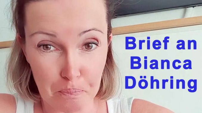 Brief Bianca Döhring Hörbuch erfolglos Ratgeber unglaubwürdig verbittert Instagram Cybermobbing Video Brief Bianca Döhring Hörbuch erfolglos Ratgeber unglaubwürdig verbittert Instagram Cybermobbing Video